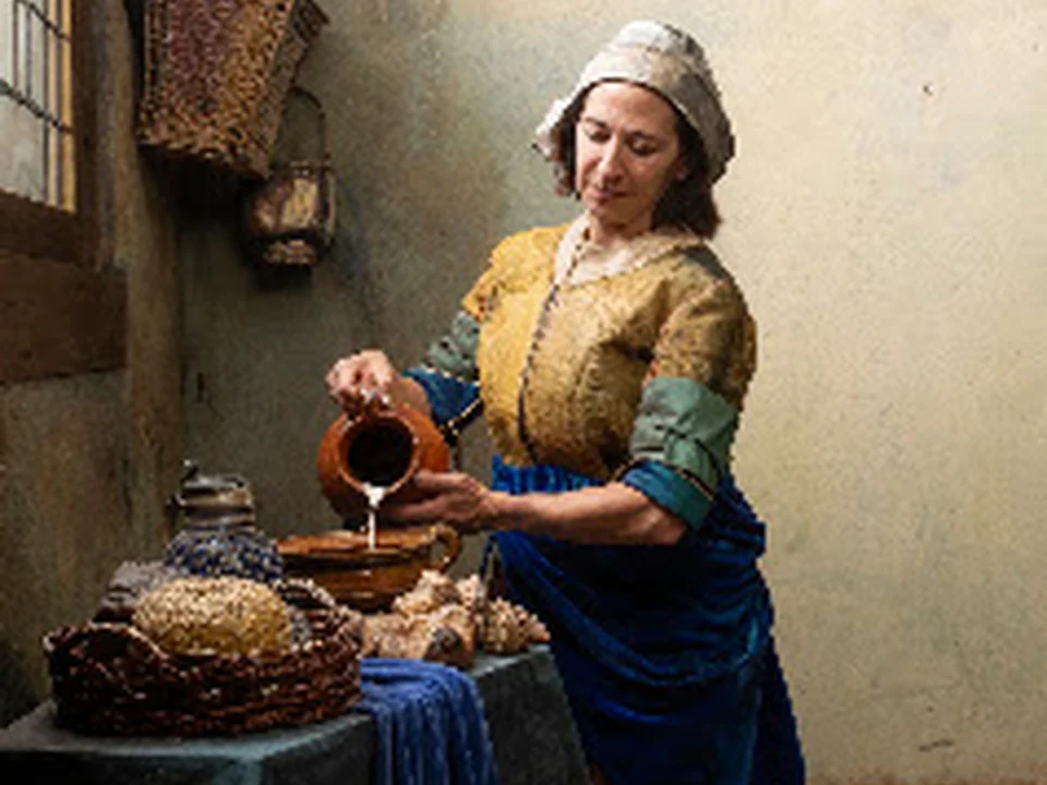 The milkmaid project | 17th Century portrait photo studio Amsterdam