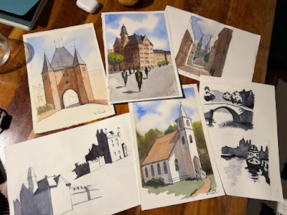 Nest Aquarel Atelier Amsterdam