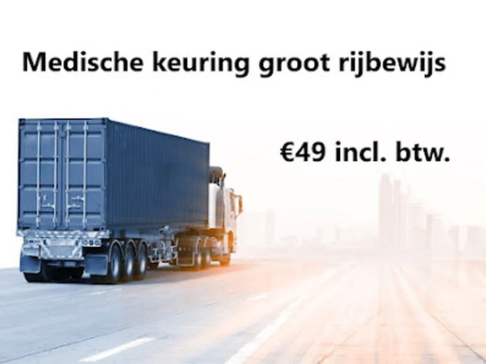 Medische keuring groot rijbewijs NL, Amsterdam