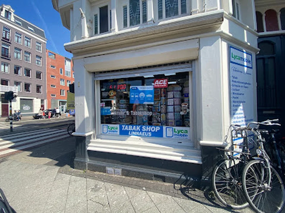 Tabakshop Linnaeus vape shop, Amsterdam